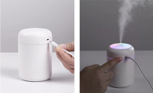 Mini Ultrasonic Air Humidifier Essential Oil Diffuser