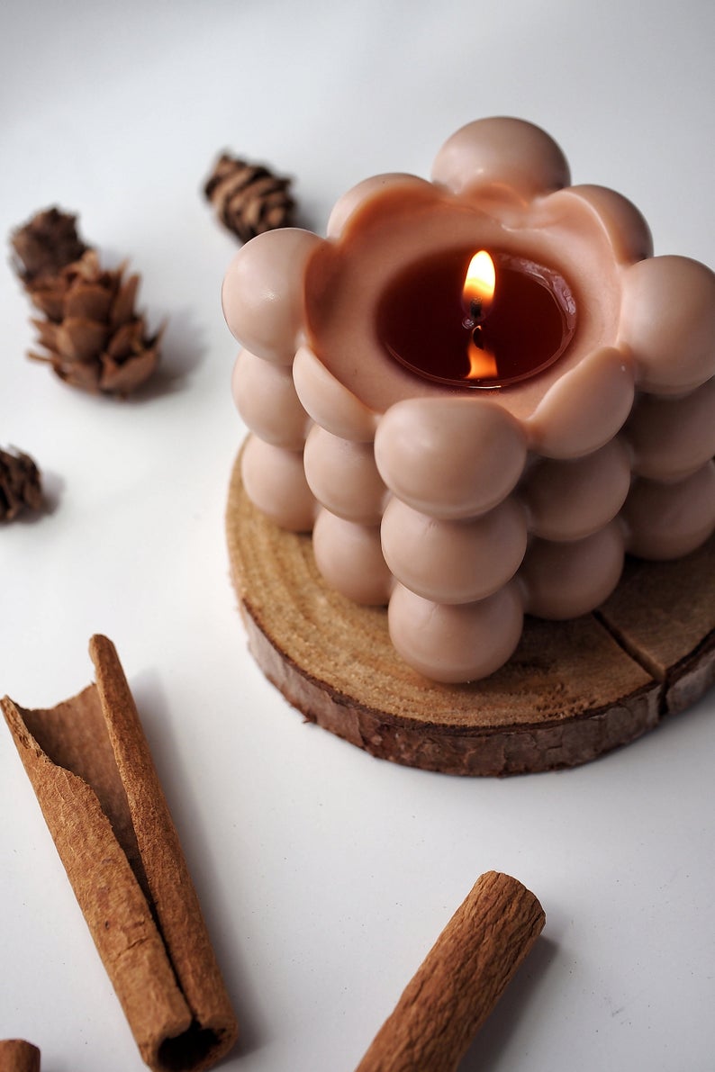 Spherical Cube Aromatherapy Scented Candle