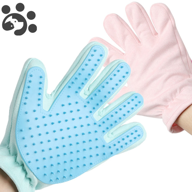 Silicone Cat Dog Pet Deshedding Grooming Glove