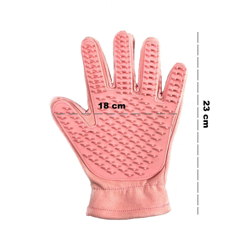 Silicone Cat Dog Pet Deshedding Grooming Glove