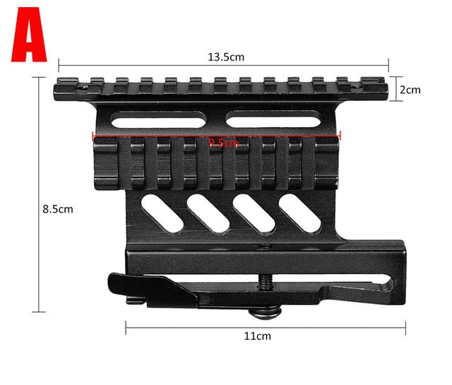 Tactical Picatinny Weaver AK Series Side Mount Rail