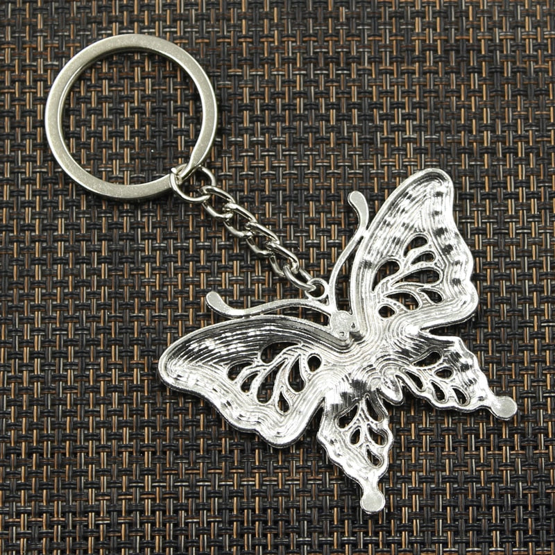 Fashion Butterfly Pendant Key Ring