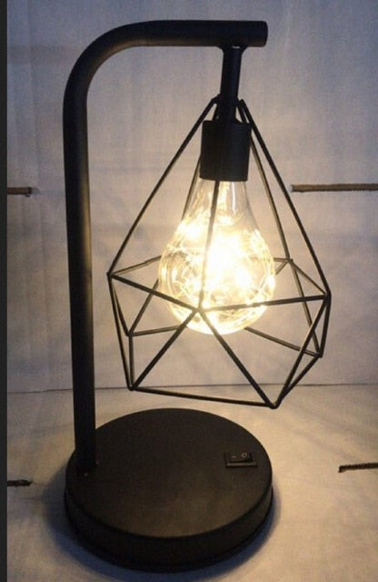 Diamond Shape Touch LED Desk Lamp