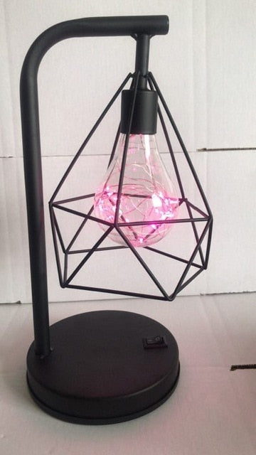 Diamond Shape Touch LED Desk Lamp