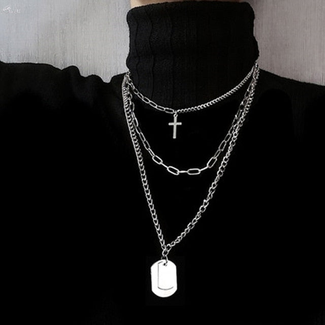 Fashion Multilayer Long Chain Necklace