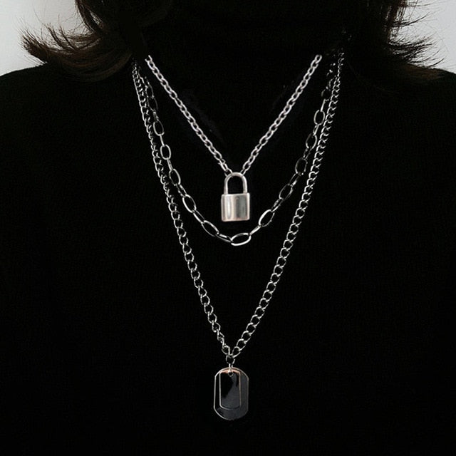 Fashion Multilayer Long Chain Necklace