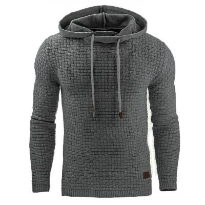 Knitted Men's Sweater Casual Hooded Pullover
