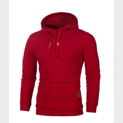 Knitted Men's Sweater Casual Hooded Pullover