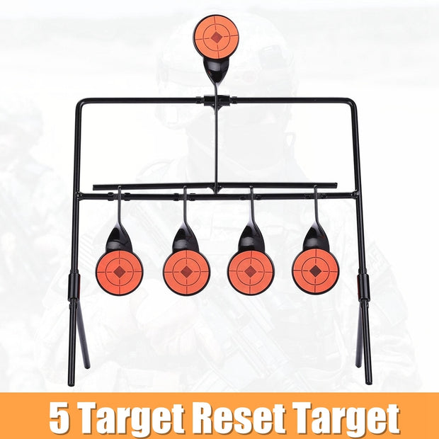 Resetting Targets Shooting Outdoor Range