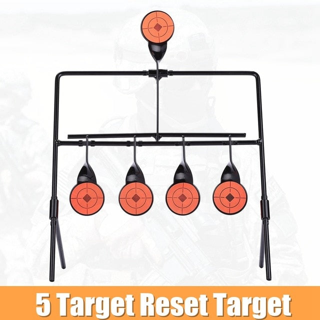 Resetting Targets Shooting Outdoor Range