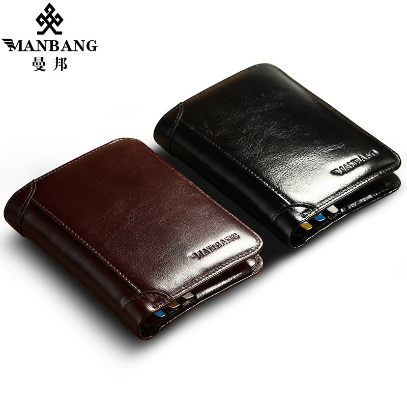 Classic Style Genuine Leather Men Wallet