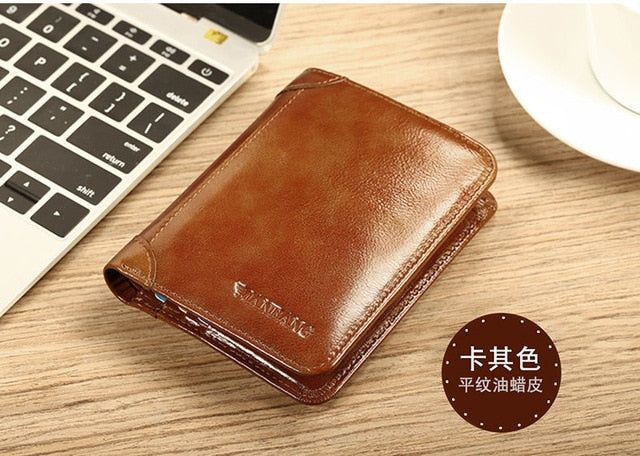 Classic Style Genuine Leather Men Wallet