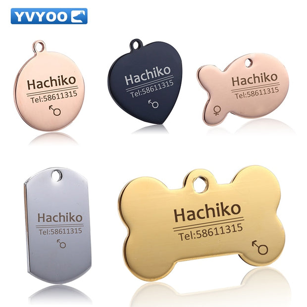 Engraved Pet ID Tags