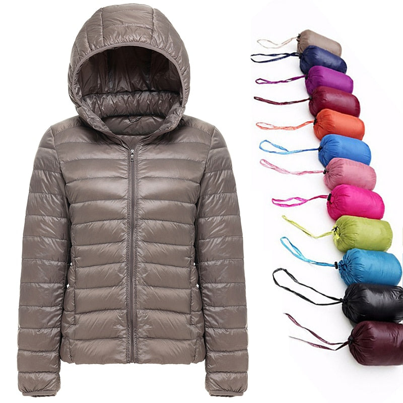 Ultralight Duck Down Jacket Windproof Parka