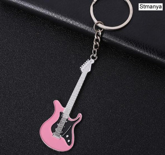 New Dice Key Chain Metal Personality Dice Poker Soccer Guitar  Model Alloy Keychain Gift Car Key Ring 17045