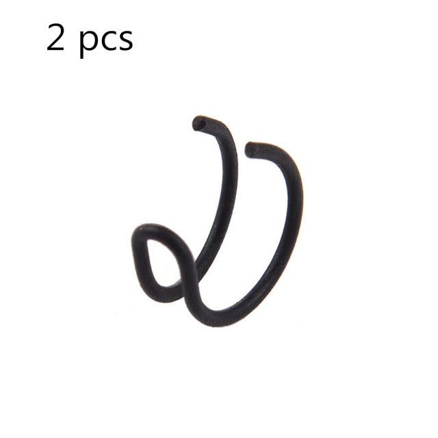 5Pcs/Set Ear Cuff Gold Leaves Non-Piercing Ear Clips