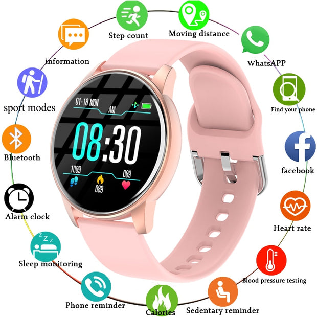 Sport Smart Watch wth Activity Tracker and Heart Rate Monitor For Android IOS