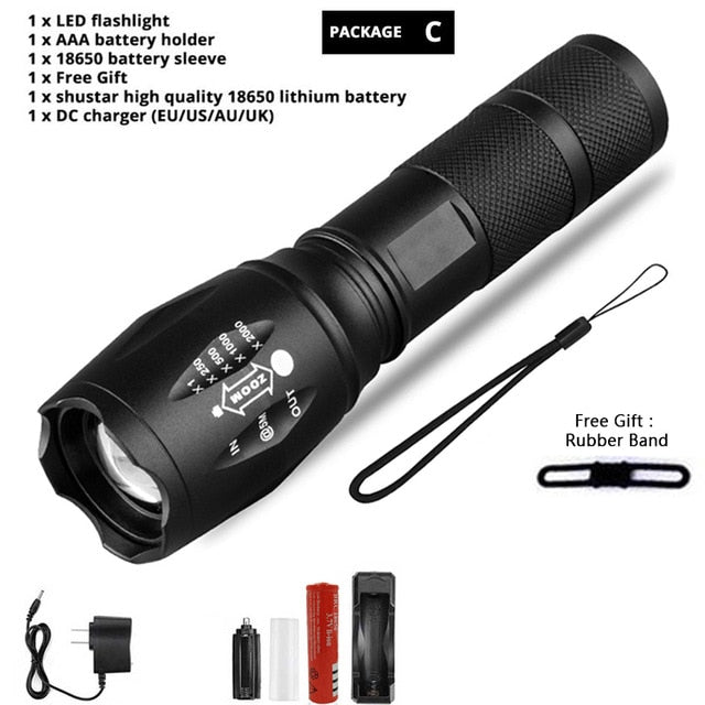Led Flashlight Ultra Bright Waterproof MINI Torch