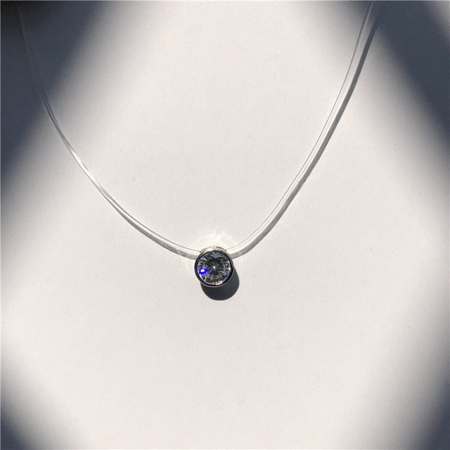 Crystal Necklace Crystal Zircon Pendant