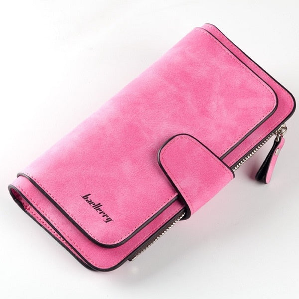 Leather Women Wallets Coin Pocket Clutch