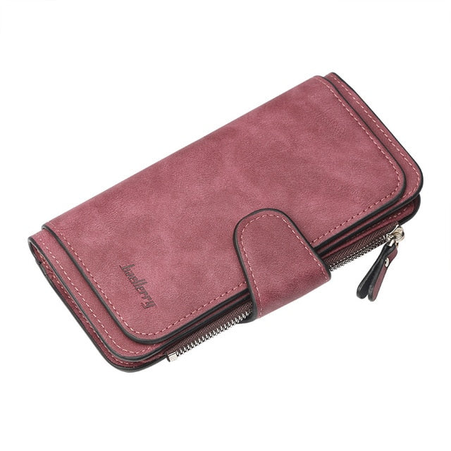 Leather Women Wallets Coin Pocket Clutch