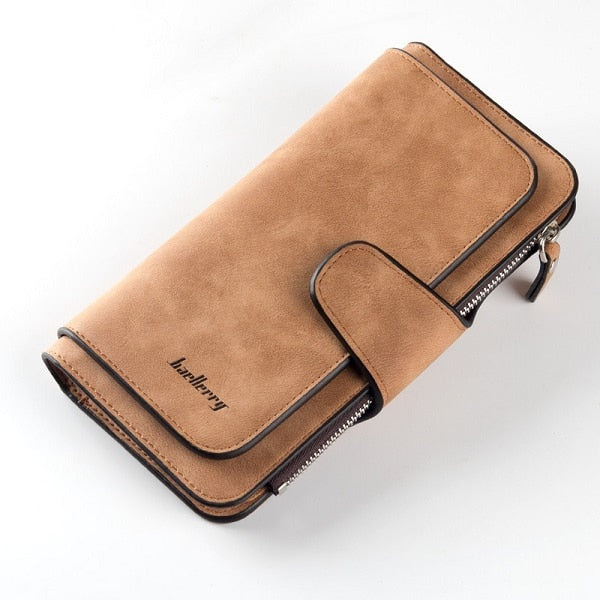 Leather Women Wallets Coin Pocket Clutch