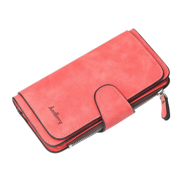Leather Women Wallets Coin Pocket Clutch