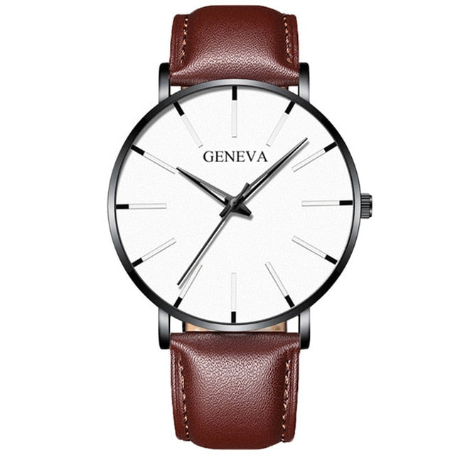 Ultra Thin Stainless Steel Mesh Belt Quartz Watch