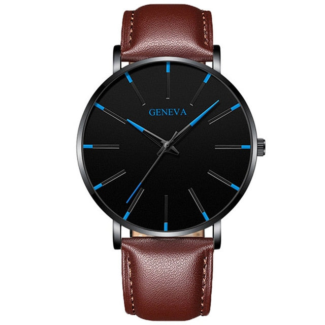 Ultra Thin Stainless Steel Mesh Belt Quartz Watch