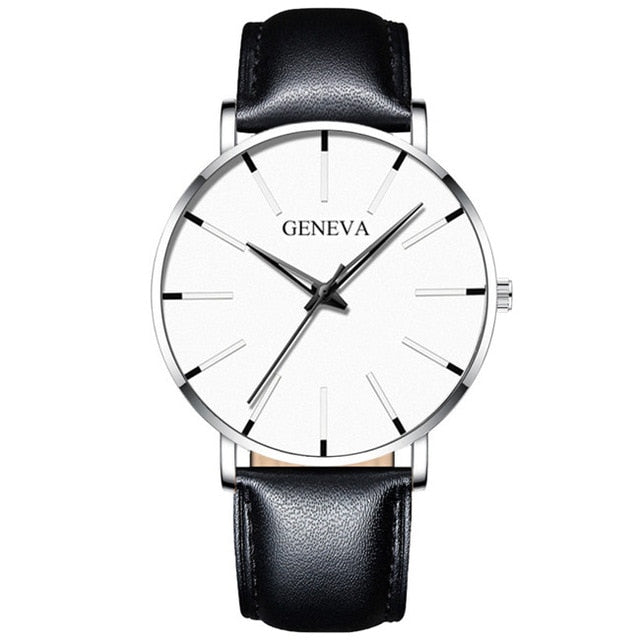 Ultra Thin Stainless Steel Mesh Belt Quartz Watch