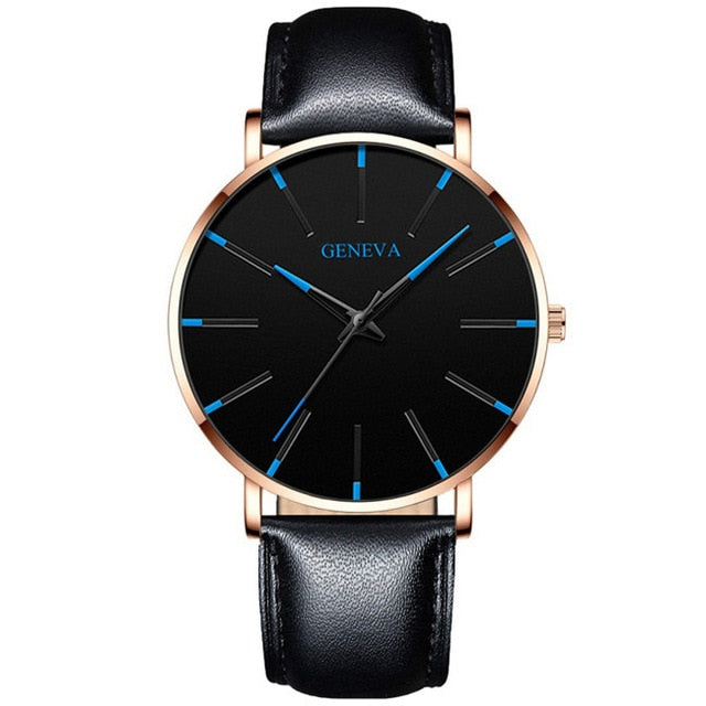 Ultra Thin Stainless Steel Mesh Belt Quartz Watch
