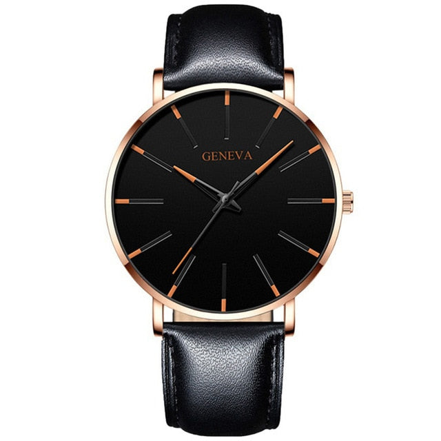 Ultra Thin Stainless Steel Mesh Belt Quartz Watch