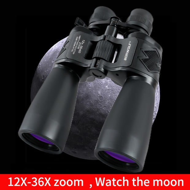 High Magnification HD Professional Zoom Binoculars Telescope Light Night Vision