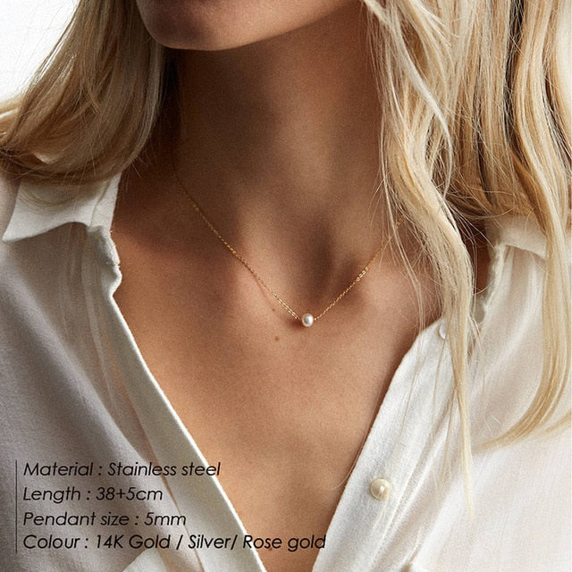 Choker Pearl Necklaces