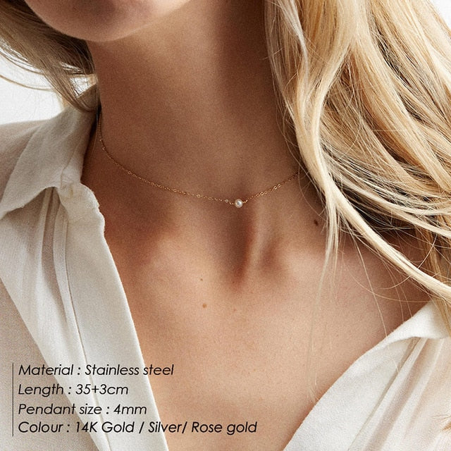 Choker Pearl Necklaces