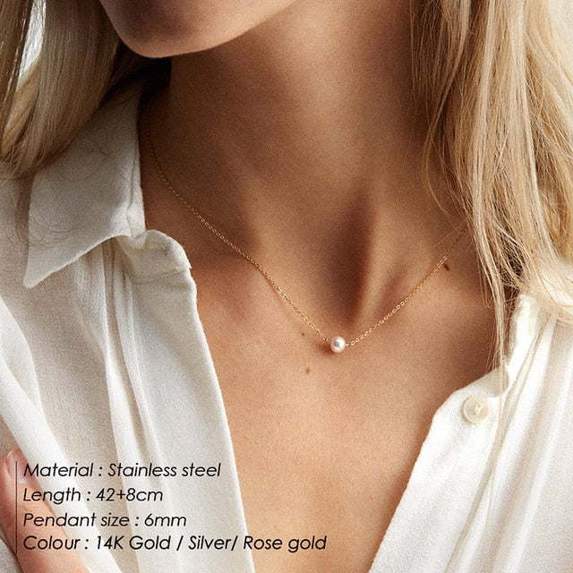 Choker Pearl Necklaces