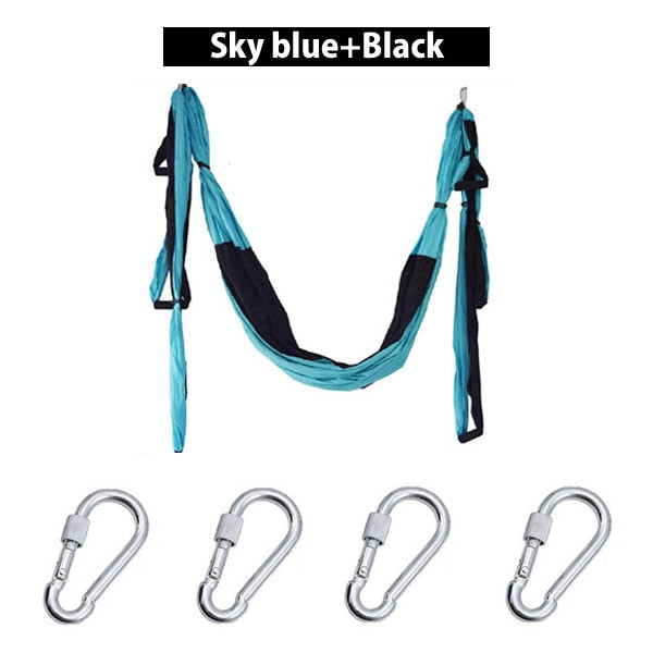 6 Handles Aerial Yoga Hammock Flying Swing