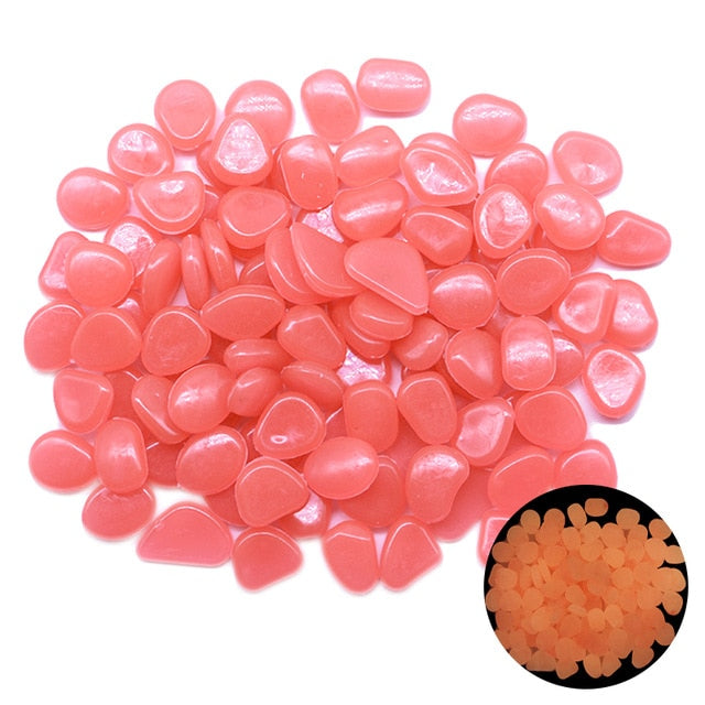 Glow in the Dark Luminous Garden Pebbles Stones