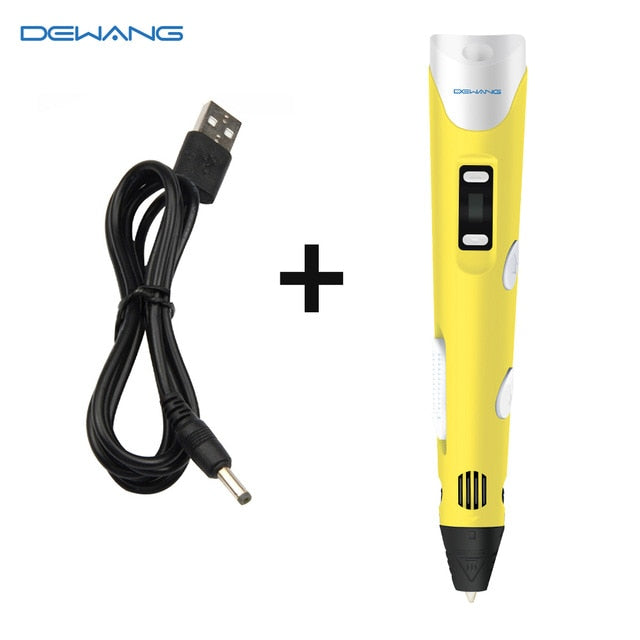 3D Drawing Printing Pen with LCD Screen
