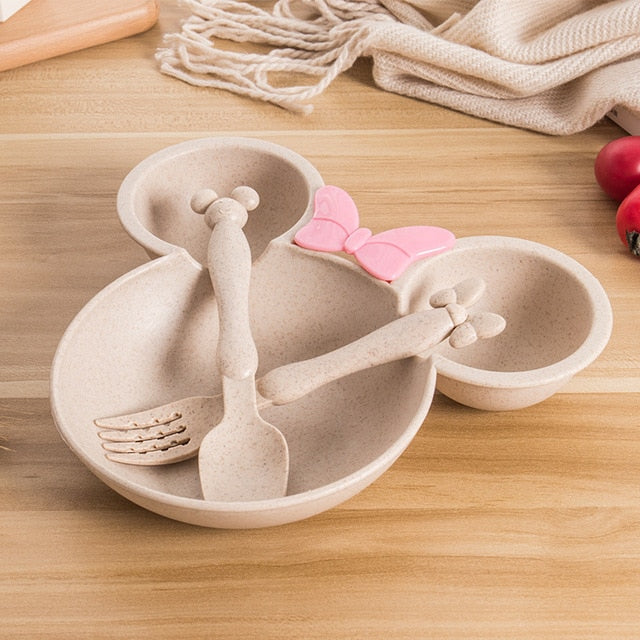 3pcs Tableware Children's Dish Set