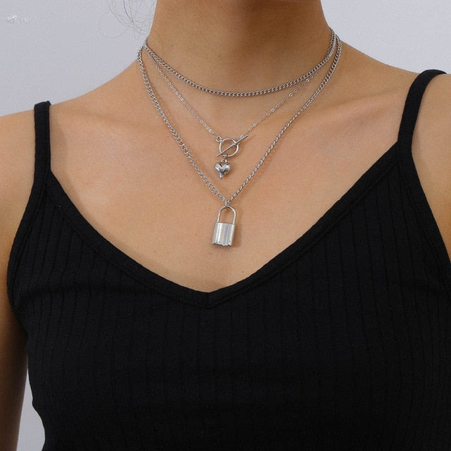 Fashion Multilayer Long Chain Necklace