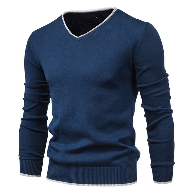 V-neck Men's Sweater Knitwear