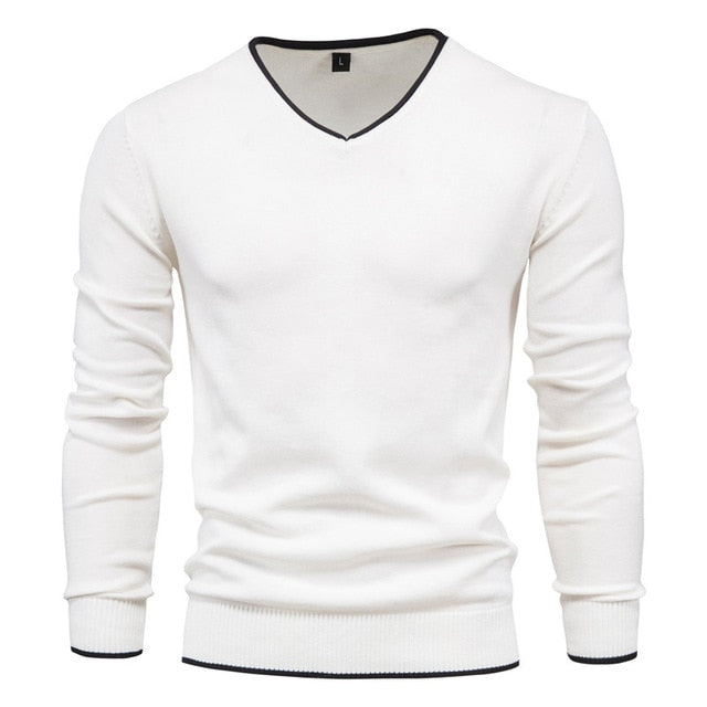 V-neck Men's Sweater Knitwear