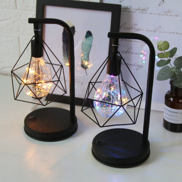 Diamond Shape Touch LED Desk Lamp