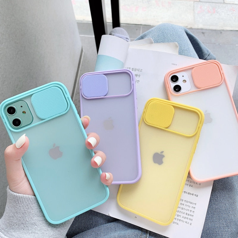 Camera Lens Protection Phone Case on For iPhone 11 12 Pro Max 8 7 6 6s Plus Xr XsMax X Xs SE 2020 12