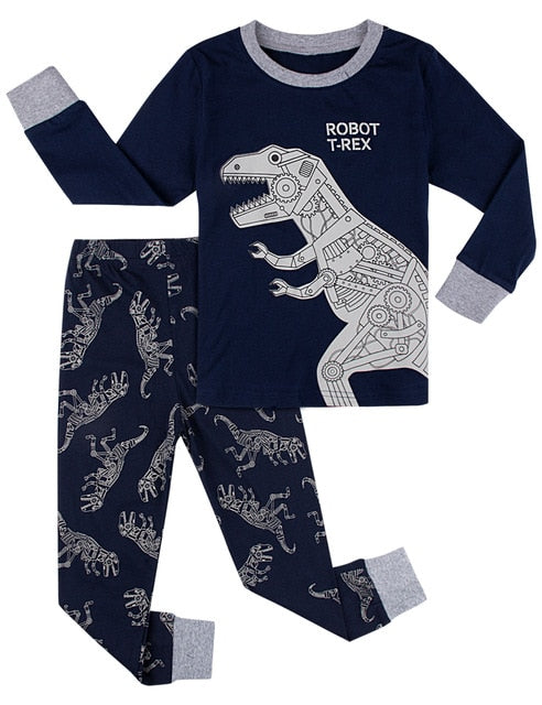 T-rex Dinosaur Kids Pajamas Set
