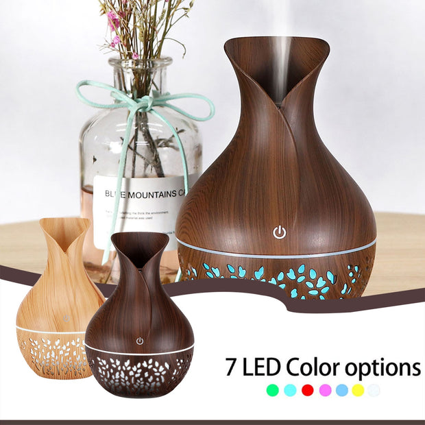 Humidifier LED Ultrasonic Aromatherapy Essential Oil Diffuser