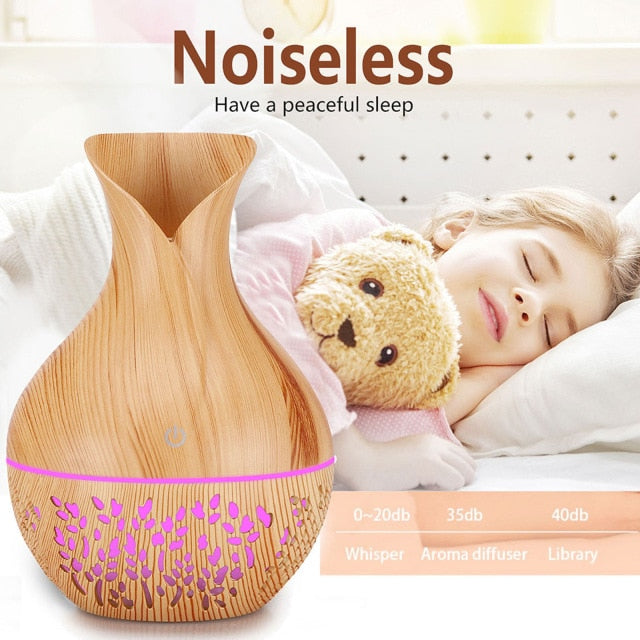 Humidifier LED Ultrasonic Aromatherapy Essential Oil Diffuser