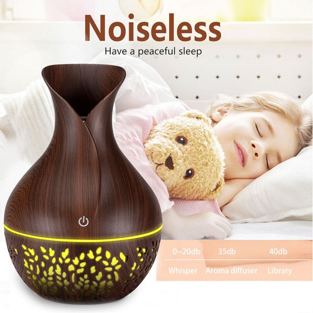 Humidifier LED Ultrasonic Aromatherapy Essential Oil Diffuser