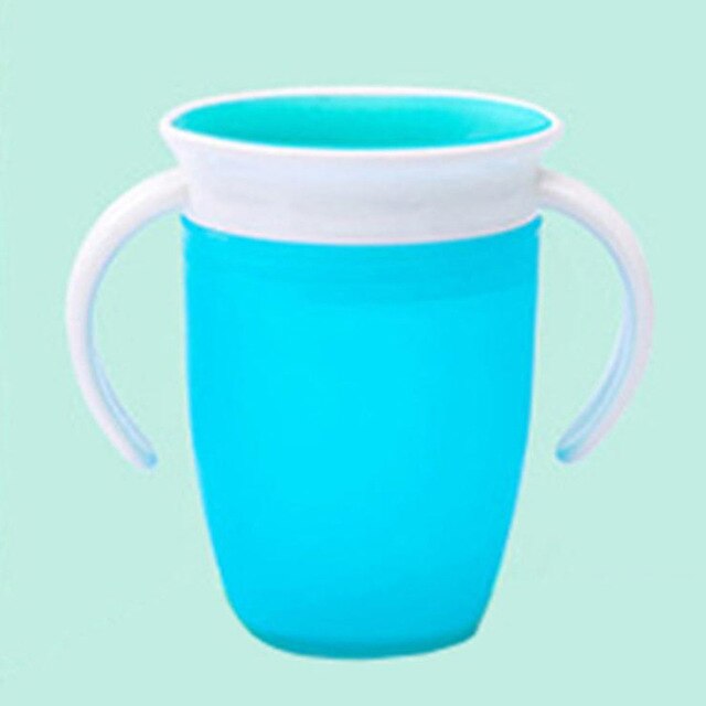 Baby Cups Can Be Turned Magic Cup Baby Learning Drinking Cup Leakproof Child Water Cup Bottle 240ml Copos Learning Cup Baby Cup